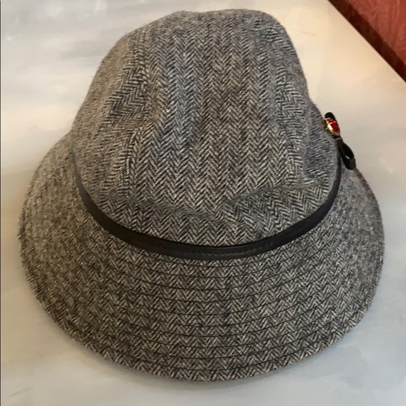 herringbone bucket hat